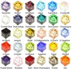 Austria Cube Crystal Beads