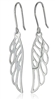 Sterling Silver Angel Wing Dangle Earrings