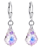 Sterling Silver Dangle Earrings with Swarovski Crystal