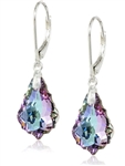 Sterling Silver Dangle Earrings with Swarovski Crystal