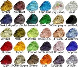 Austrian Teardrop Crystal Beads