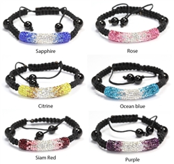 Beautiful Shamballa Tube Bracelet