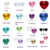 Swarovski 10mm Heart Birthstone Crystal Beads