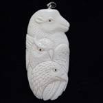 buffalo Bone Hand Carving Pendant