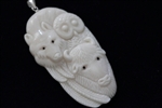 buffalo Bone Hand Carving Pendant