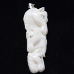 buffalo Bone Hand Carving Pendant