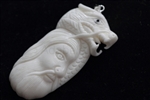 buffalo Bone Hand Carving Pendant