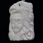 buffalo Bone Hand Carving Pendant