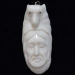 buffalo Bone Hand Carving Pendant