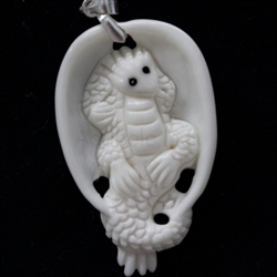 buffalo Bone Hand Carving Pendant