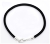 sterling silver leather cord