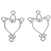 Sterling Silver Chandelier Earring Loop