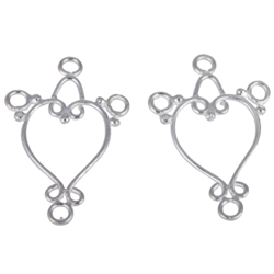 Sterling Silver Chandelier Earring Loop