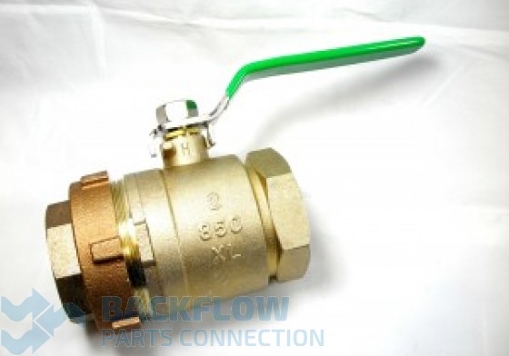 2" #2 Outlet "Lead Free" Ball Valve Union x Female