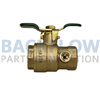 Watts Backflow Prevention Inlet Ball Valve 3/4" 007/009