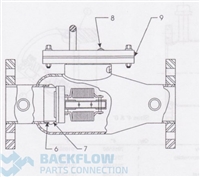 Ames & Colt Backflow Prevention Check Kit - 4" 1000DCV