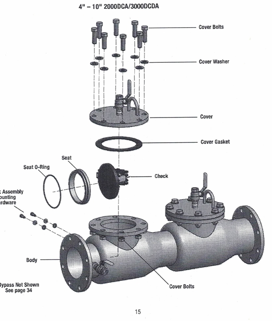 Ames & Colt Backflow Prevention Knuckle Joint Assembly - 4" 3000DCDA