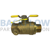 Conbraco & Apollo Backflow Inlet Ball Valve - 1" female x male