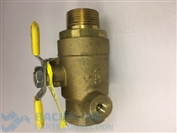 1 1/2' #1 ball valve(tapped) male x female (40-100/40-200 top entry)