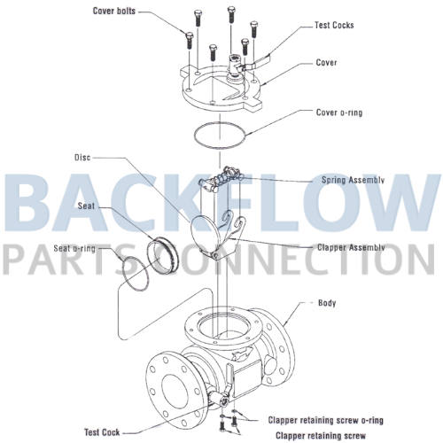 Watts Backflow Prevention Seat Kit - 8" 770 & 10" 772