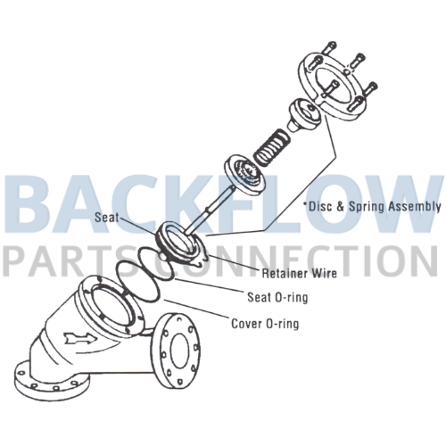 Watts Backflow Prevention Cover Kit - 4" RK993 C