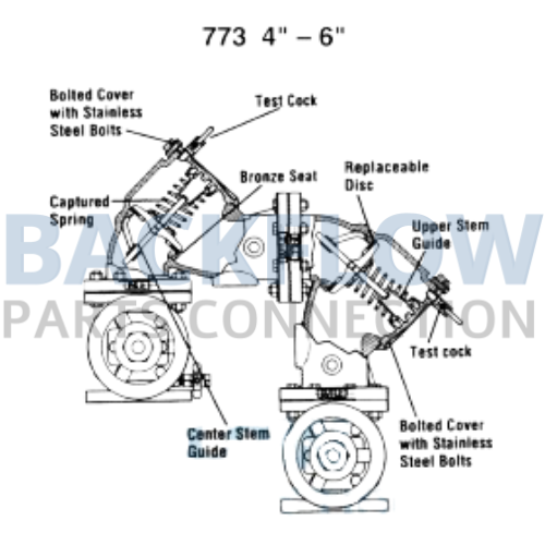 Watts Backflow Prevention Cover Kit - 6" RK 773 C