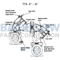 Watts Backflow Prevention Seat Kit for Check - 6" RK 773DCDA S