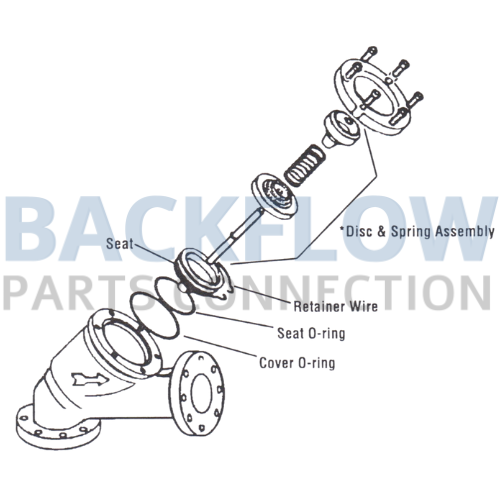 Watts Backflow Prevention Total Rubber Parts Kit - 6" RK993RPDA RT