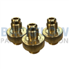 1/4" Quick Connect Test Fittings in Brass, Set of 3