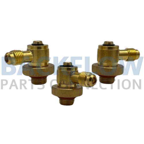 1/4" Brass Swivel Quick Connect Test Fittings (Set of 3)