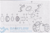 Wilkins Backflow Prevention 4" model 310 Repair Kit