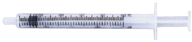 Empty Syringe for Extruding