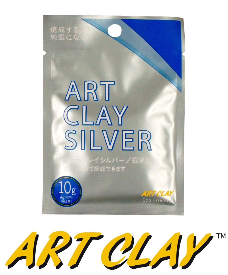 Art Clay Silver Starter Set Silver Clay 10g with Recipe, DVD, Tools, Silver  Clay 5g Increase Japan Import with Kanji Love Sticker : : Toys
