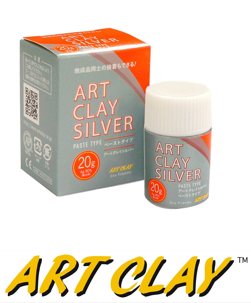 Art Clay® Silver, low fire, slow dry formula. Sold per 50-gram pkg. - Fire  Mountain Gems and Beads