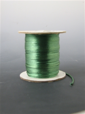 Rattail Cord 3mm Parrot Green