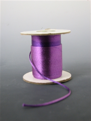 Rattail Cord 3mm Violet.
