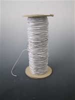 Silver 2mm Elastic Cord.