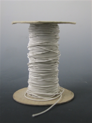 White 2mm Elastic Cord