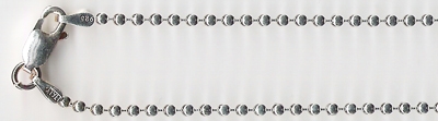 Sterling Silver Bead Chain (24 in.)
