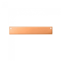 Rectangle w/holes Copper Blank 1/4" x 1 1/2"  18ga