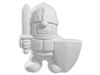 Bisque Game Knight (Unpainted, ready for glaze)