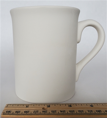 Bisque Mug - 16oz (Unpainted, ready for glaze)