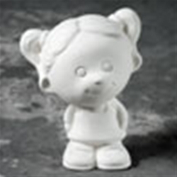 Bisque Tiny Tot Emily (Unpainted, ready for glaze)