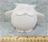 Bisque Owl Bank (Unpainted, ready for glaze)