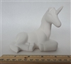 Bisque Resting Unicorn (Unpainted, ready for glaze)