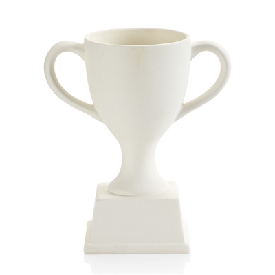 Bisque Trophy (Unpainted, ready for glaze)