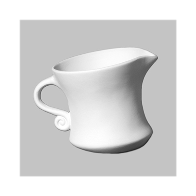 Bisque Dancing Creamer (Unpainted, ready for glaze)