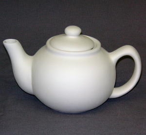 Bisque Tea Pot (Unpainted, ready for glaze)