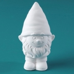 Bisque Tiny Tot Fudwick (Gnome) (Unpainted, ready for glaze)