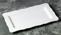 Bisque Medium Provence Serving Platter (Unpainted, ready for glaze)